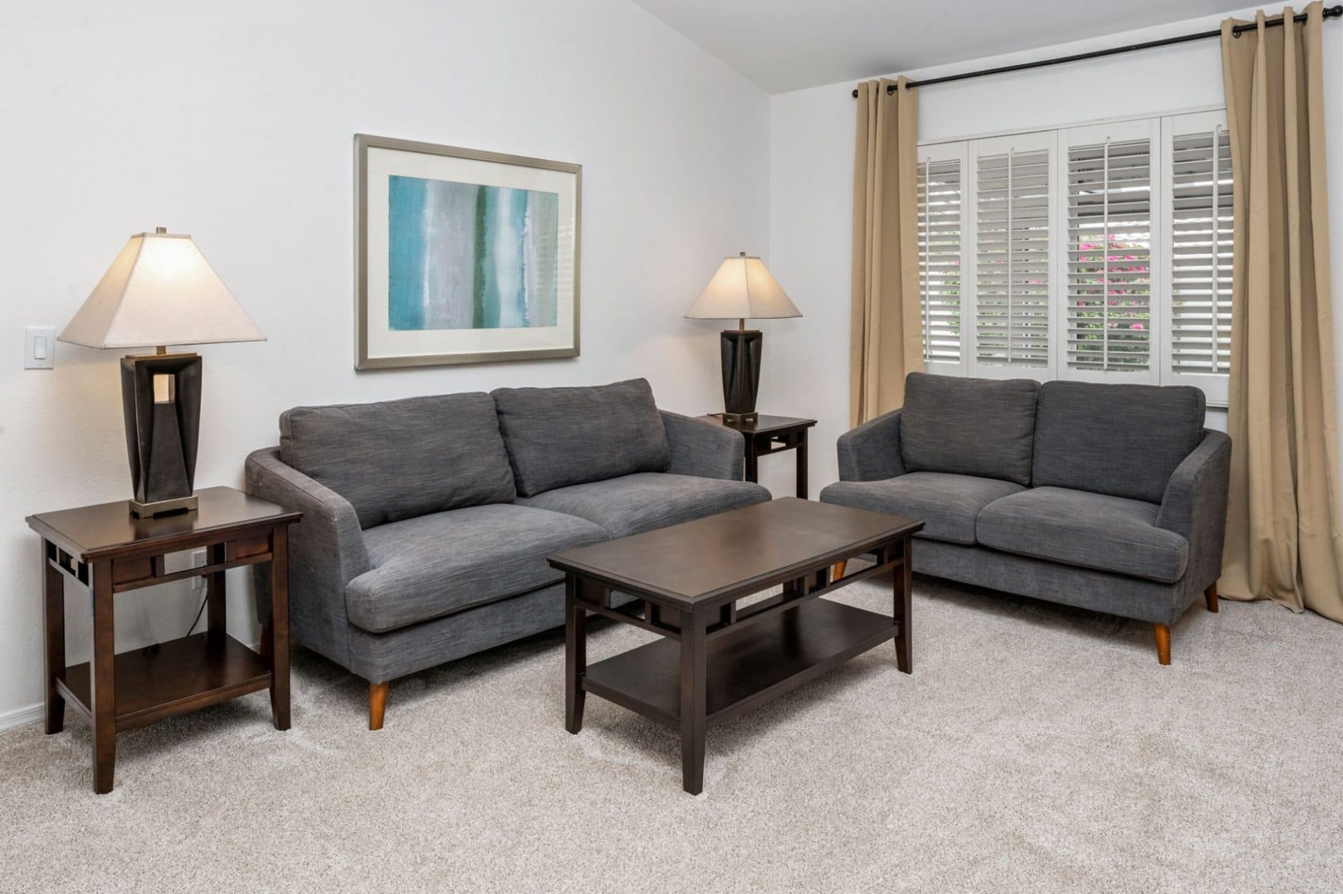 Loft living room package — Scottsdale residence
